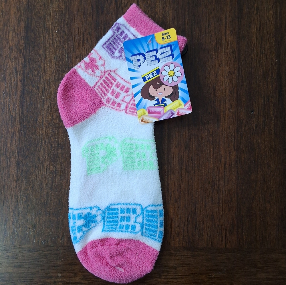 Women's Pez Candy Super Soft & Plushy Socks, Size:9-13,New With Tag